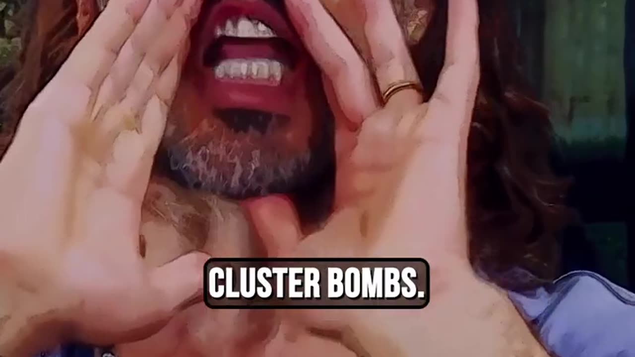 Russell Brand, Either Cluster Bombs Are Bad Or They Are Not Bad