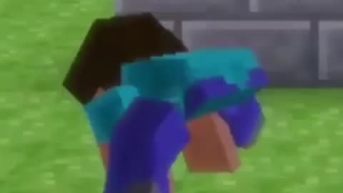 steve dancing in minecraft