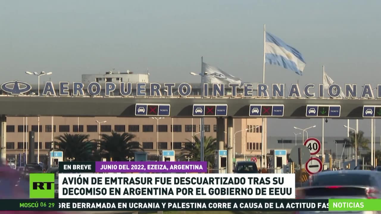 El avión de Emtrasur fue descuartizado tras su decomiso en Argentina por el Gobierno de EE.UU.