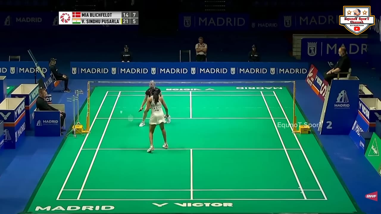 highlights - PUSARLA SINDHU vs MIA BLICHFELDT - spain masters 2023