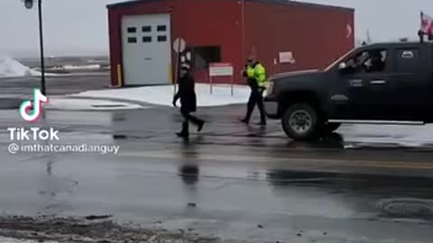 New Brunswick Canada Vaccine Pass Protest