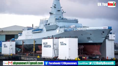 Royal Navy sends a message of sovereignty to Spain as first Type 26 Frigate launch in Gibraltar