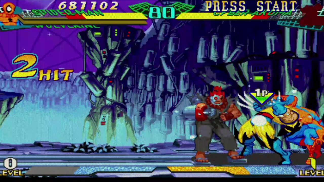 Wolverine + Spiderman vs Cyber Akuma