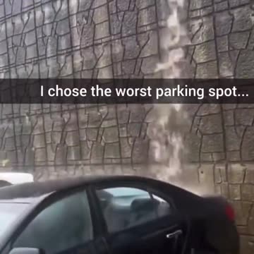 I chose the worst parking spot...