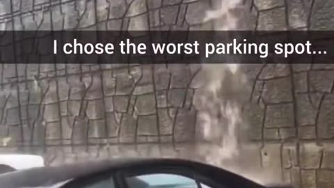 I chose the worst parking spot...