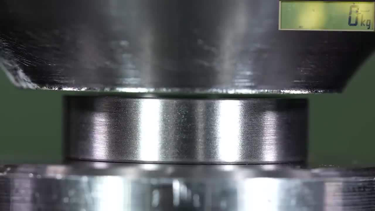 How Strong Is Tungsten Ring? Hydraulic Press Test!10