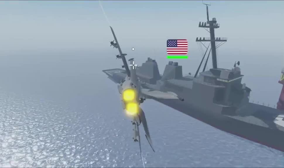 Evading dogfights #Roblox #military #china #sea #navy #seasofconflict #bomber #stunt