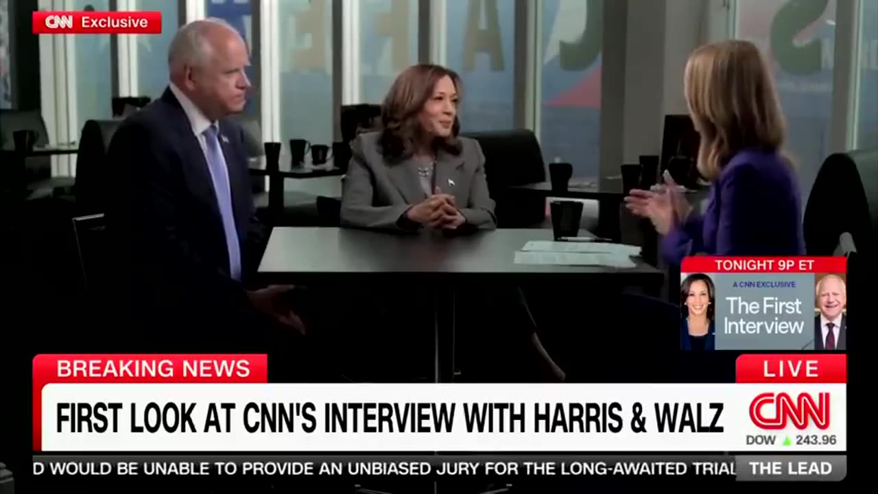 Kamala Harris gives CNN election interview