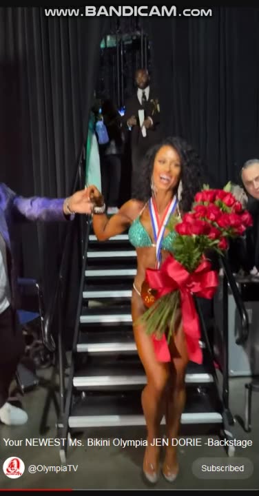 Your NEWEST Ms. Bikini Olympia JEN DORIE -Backstage