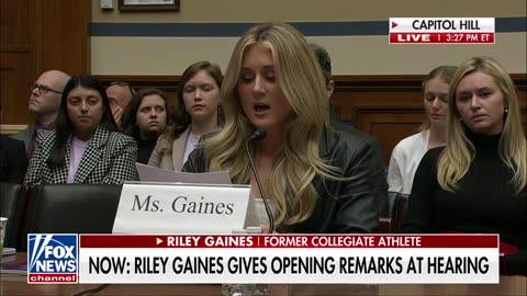 Riley Gaines: This is sex-based discrimination