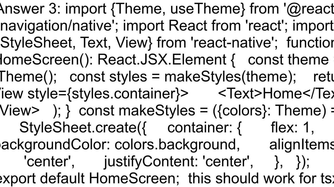 How do I use the useTheme hook inside my Stylesheet create
