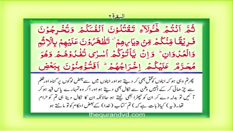 Holy Quran-Para 1 - Juz 1 Alif Lam Mim HD Quran Urdu Hindi Translation