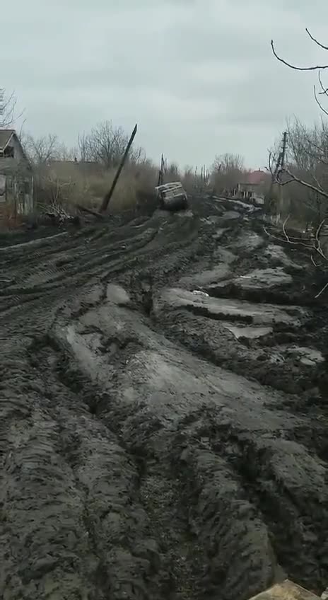 Country roads near Bakhmut