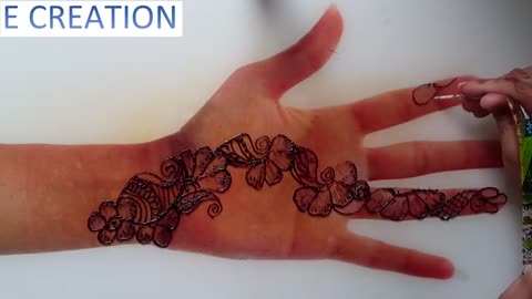 Flower Mehandi Design