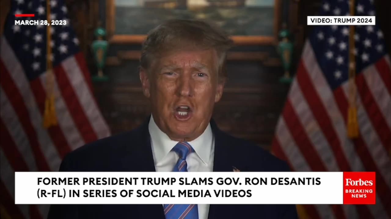 BREAKING NEWS- Trump Resumes His Attacks On Ron DeSantis