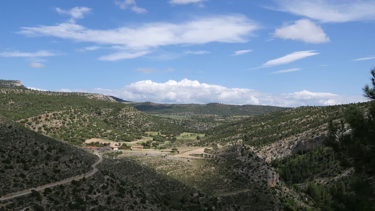 Spain Sierra De Gudar Landscape Time Lapse