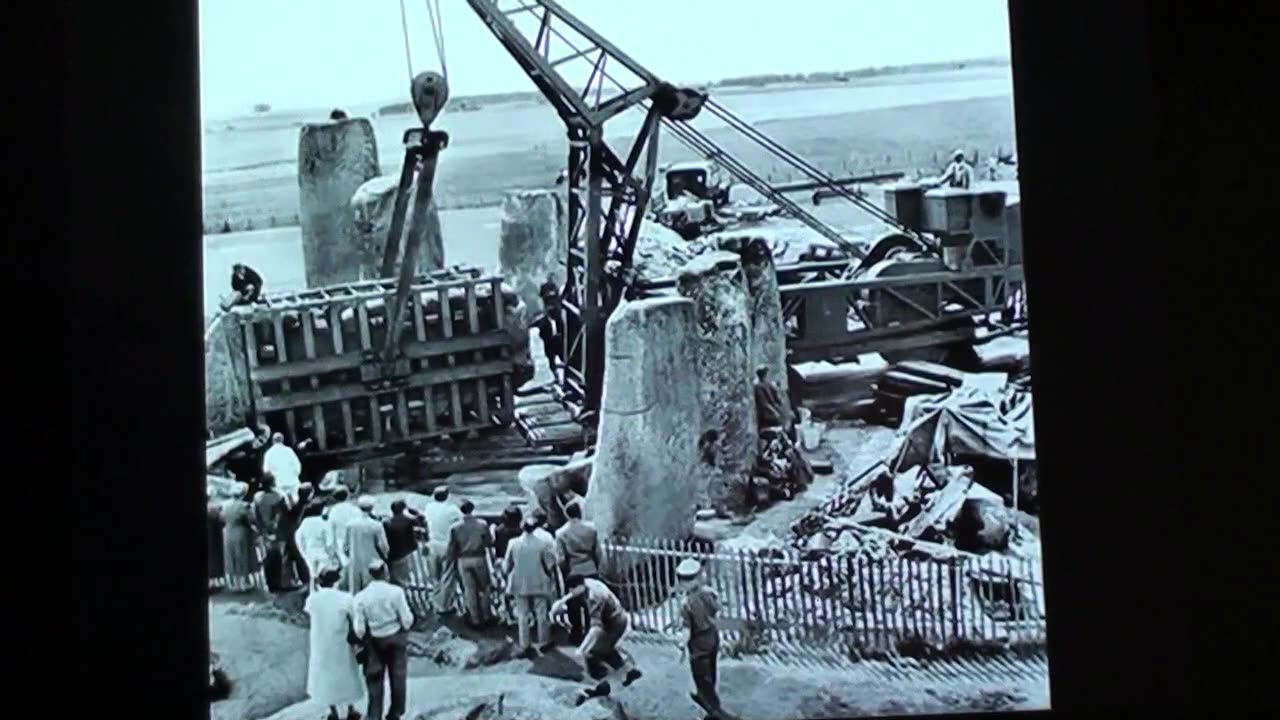 Rebuilding of STONEHENGE 1901 1919...1958