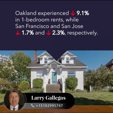 Rents in Bay Area Cities Are Plummeting