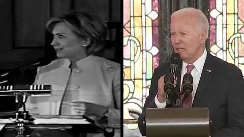 BIDEN v. HILLARY: 15 years apart