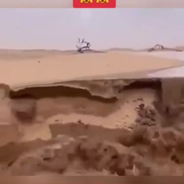 Wüsten verwandeln sich in Sturzbäche