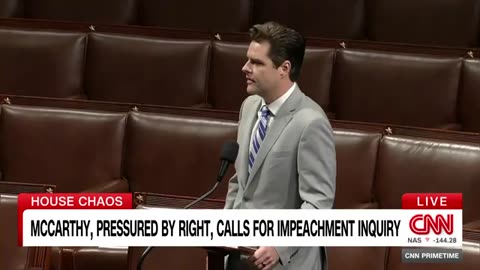 Gaetz threatens to pursue