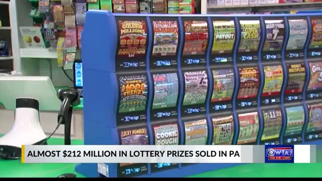 Pennsylvania Lottery scratch-off winners claim over $200 million in November