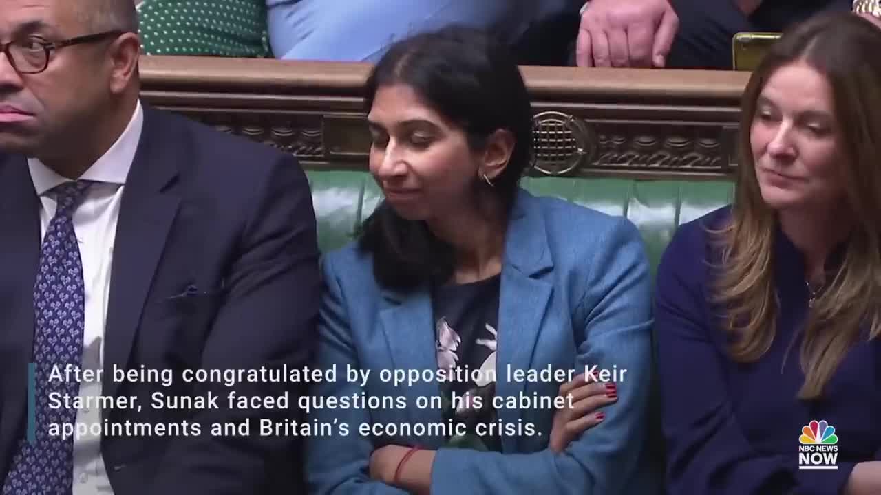 U.K. Prime Minister Rishi Sunak Faces Off With Opposition Lawmakers For First Time