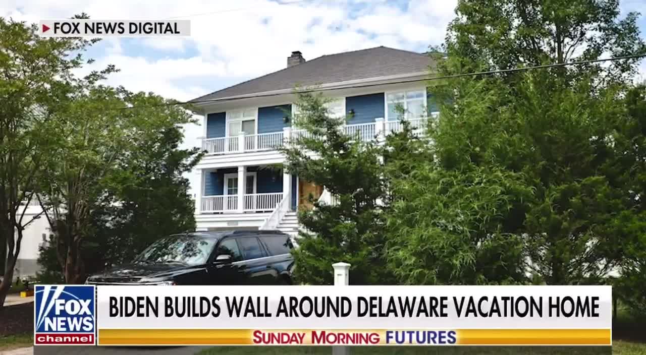 Biden Builds a wall around his vacation home for $500k paid by the PEOPLE