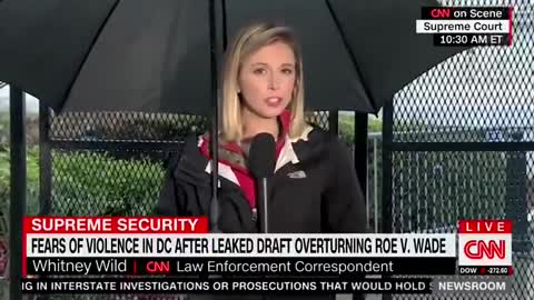 CNN Claims Capitol Police Are Worried About ‘Far Right’ Violence Following SCOTUS Leak