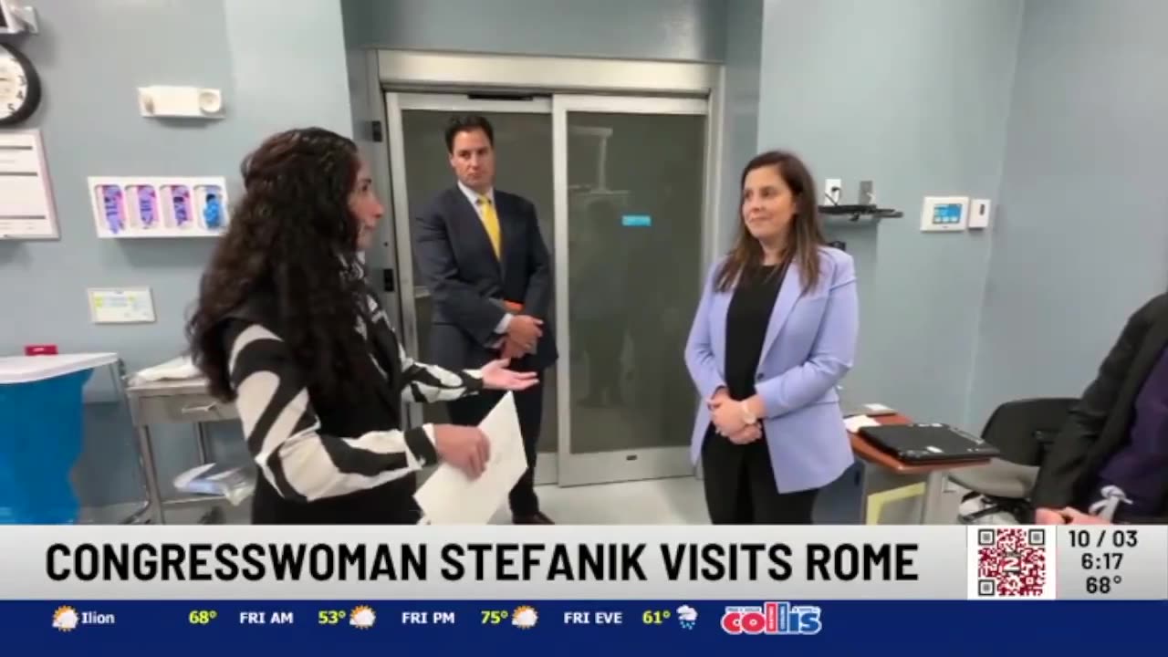 WKTV Coverage of Elise's Visit to Rome 10.3.2024