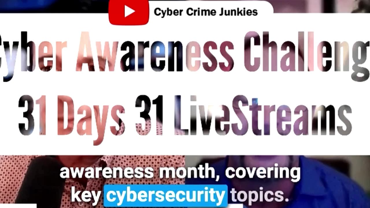 WE Challenge You. Cybersecurity Awareness Month. #cybersecurityawareness