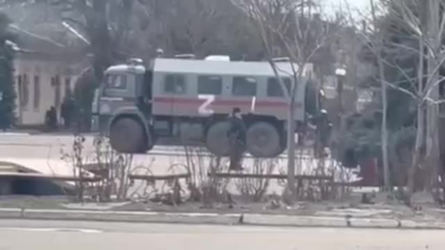 The Russian Guard has entered Genichesk