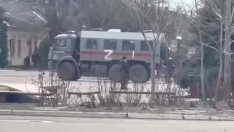The Russian Guard has entered Genichesk