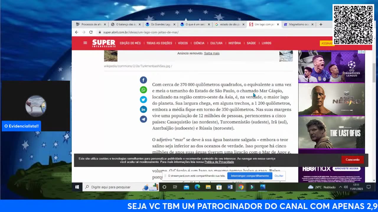 Canal Evidências - fLQjdwsZcq8 - MARÉS NA TERRA PLANA COM PROVA IRREFUTÁVEL