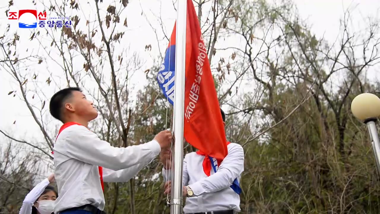 The First-term Camping Began [Juche112.4.17.]