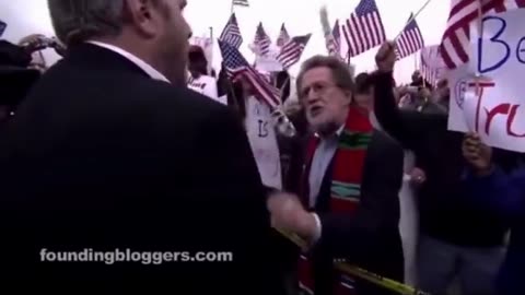 Andrew Breitbart Confronts Protesters