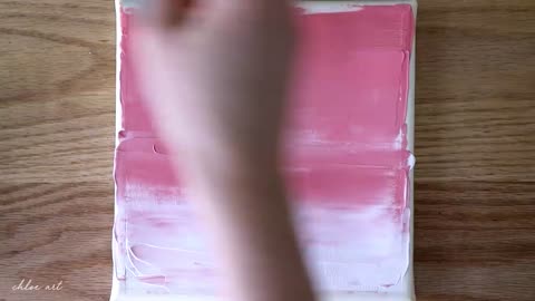 Acrylic painting | Pink Cloud Painting | Painting Tutorial for beginners