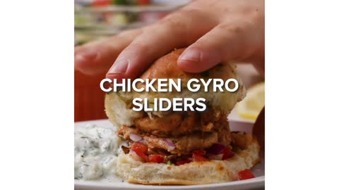 CHICKEN GYRO SLIDERS