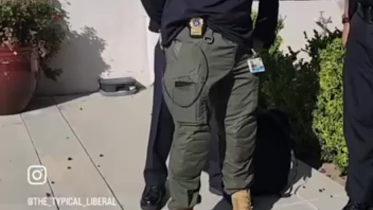 Looks like the imposter law-enforcement in Robert Kennedy appearance in Los Angeles