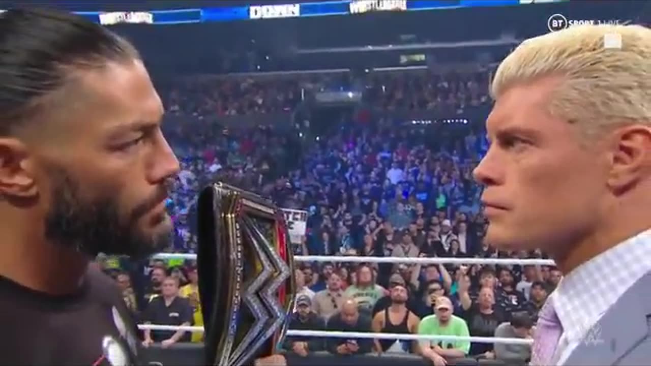 Cody Rhodes and Roman Riengs Face to Face final time before Wrestlemania 39