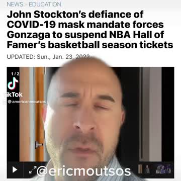 John Stockton’s Season Tickets Suspended over Mask