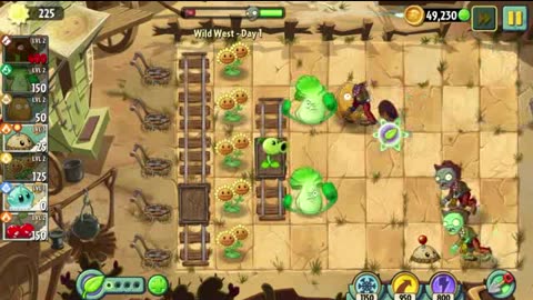 Plants vs Zombies 2 - WILD WEST [HD] - Day 1