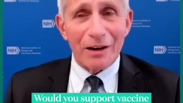 Fauci calls for unvaccinated Americans to be banned from air travel . . .