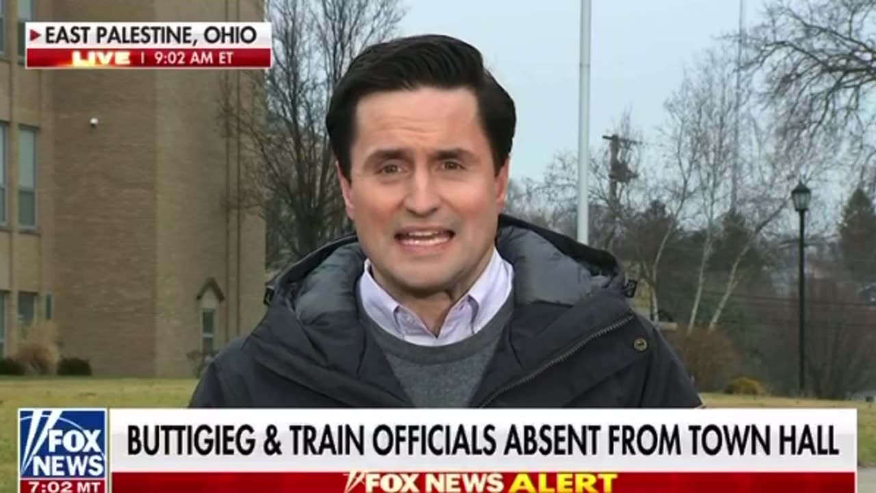 Biden’s transportation secretary Pete Buttigieg and train officials were absent from Ohio derailment town hall