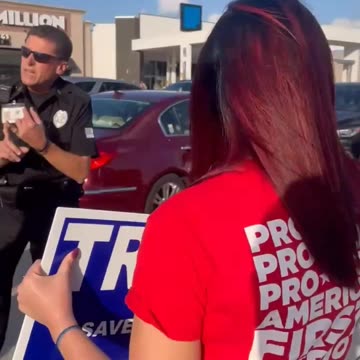 SUPPORTERS BANNED FOR WEARING TRUMP T-SHIRT🇺🇸🚧🛂💫