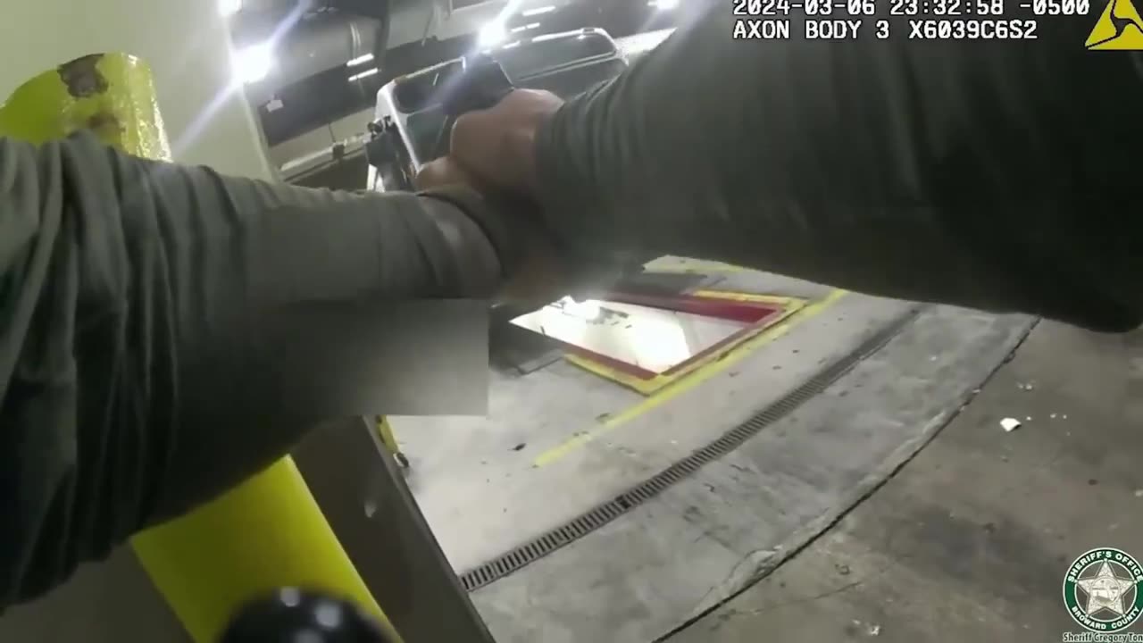 Body cam shows police shoot and kill bus mechanic moments after he ambushed and killed co-worker