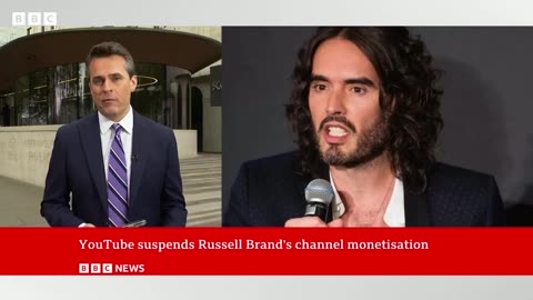 YouTube suspends Russell Brand_s channel from making money from adverts - BBC News