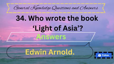 50 Easy & important GK Questions and Answers | General Knowledge