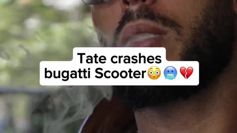 Tate Crashes Bugatti Scooter. # Tate Brothers