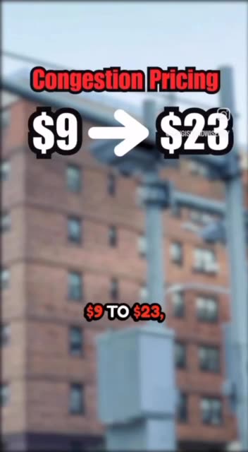 Congestion pricing in NYC.